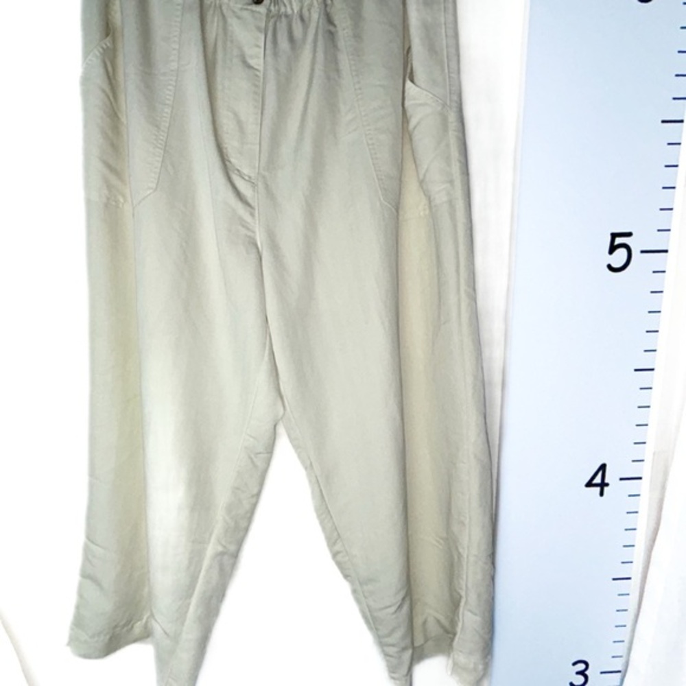Havana Jack's Cafe Cropped White Cream Pants Women's 1X